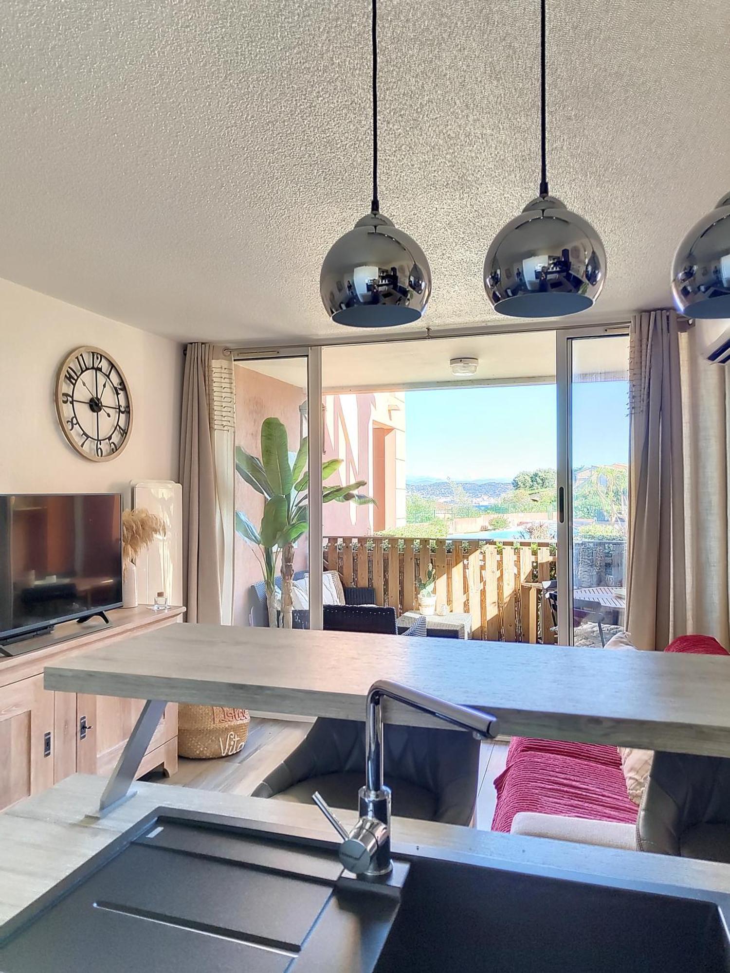 Ferienwohnung Vue Mer, Piscine, Free Parking Théoule-sur-Mer Exterior foto